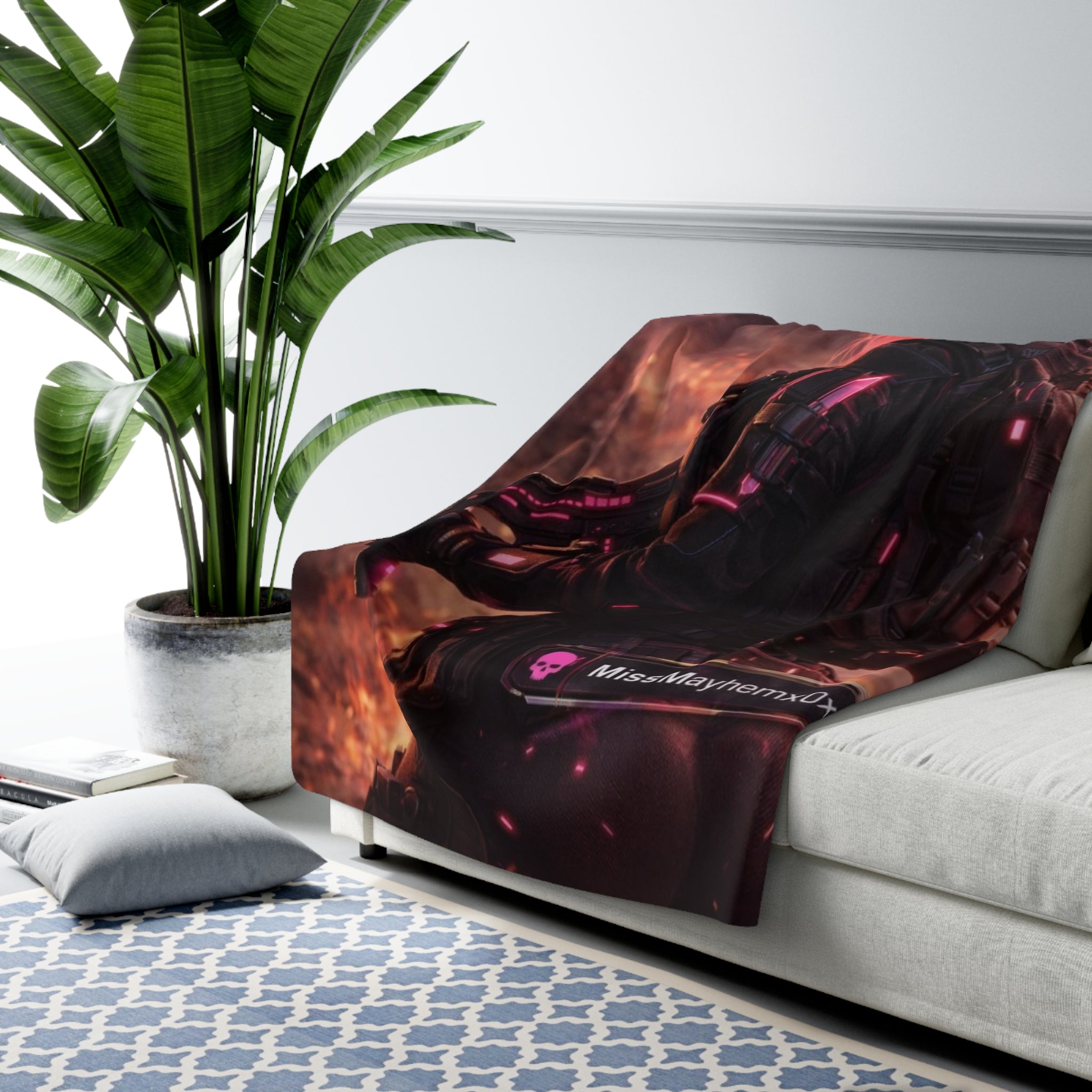 Gamer Sherpa Fleece Blanket
