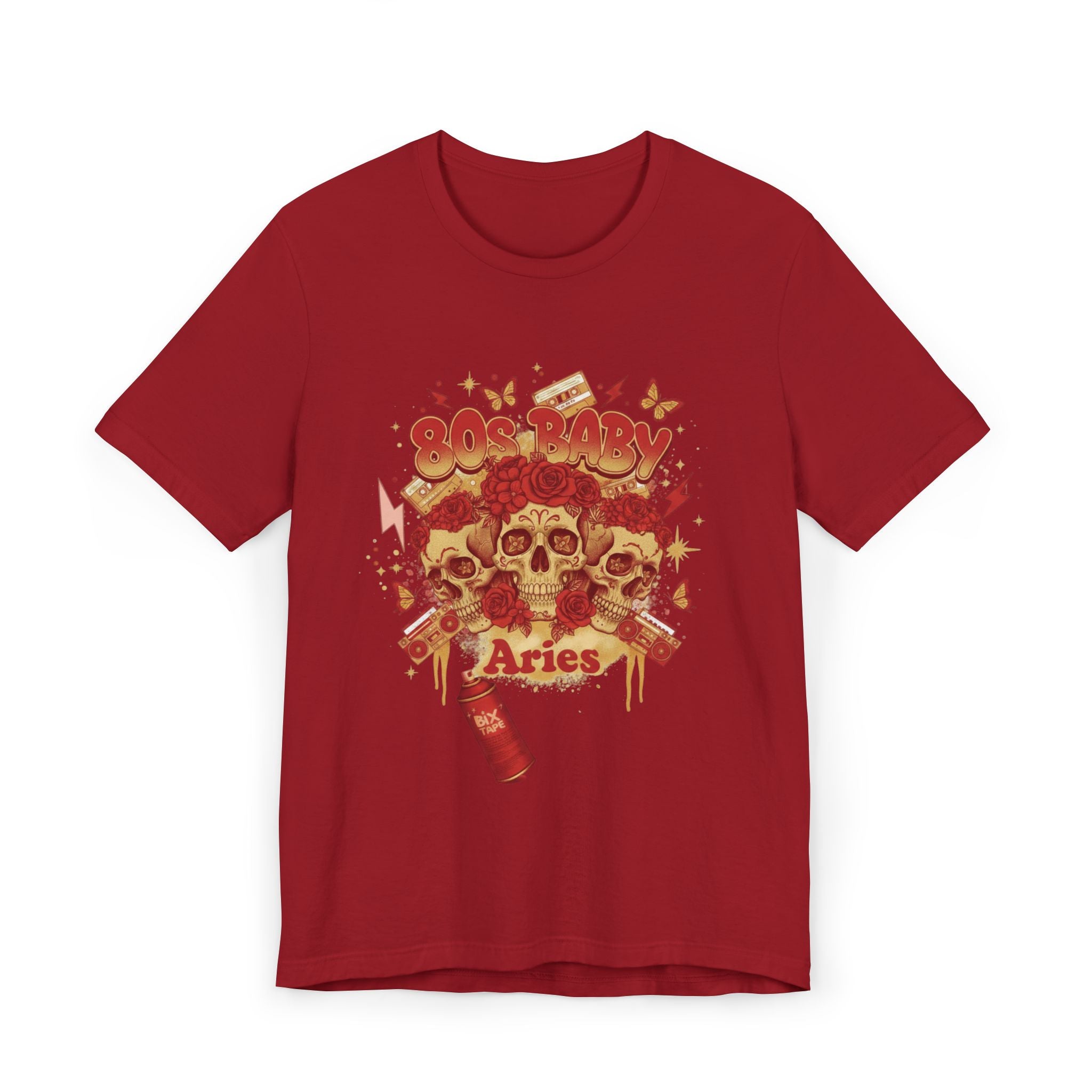 Aries Skull Zodiac T‑Shirt