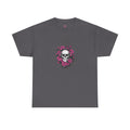 Girls Who Game Skull & Pink Roses Headset Graphic T-Shirt