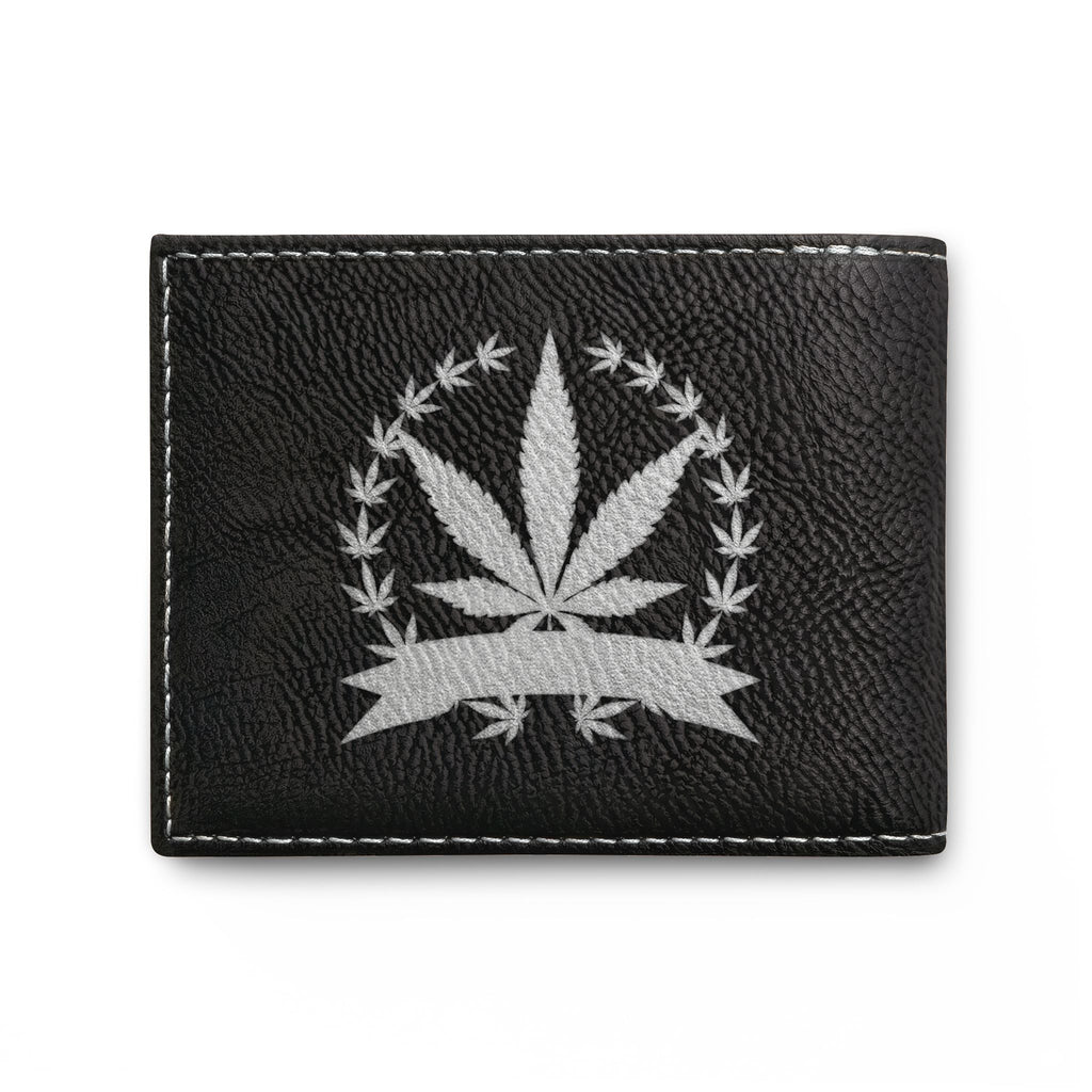 Cannabis Leaf Bi-Fold Wallet