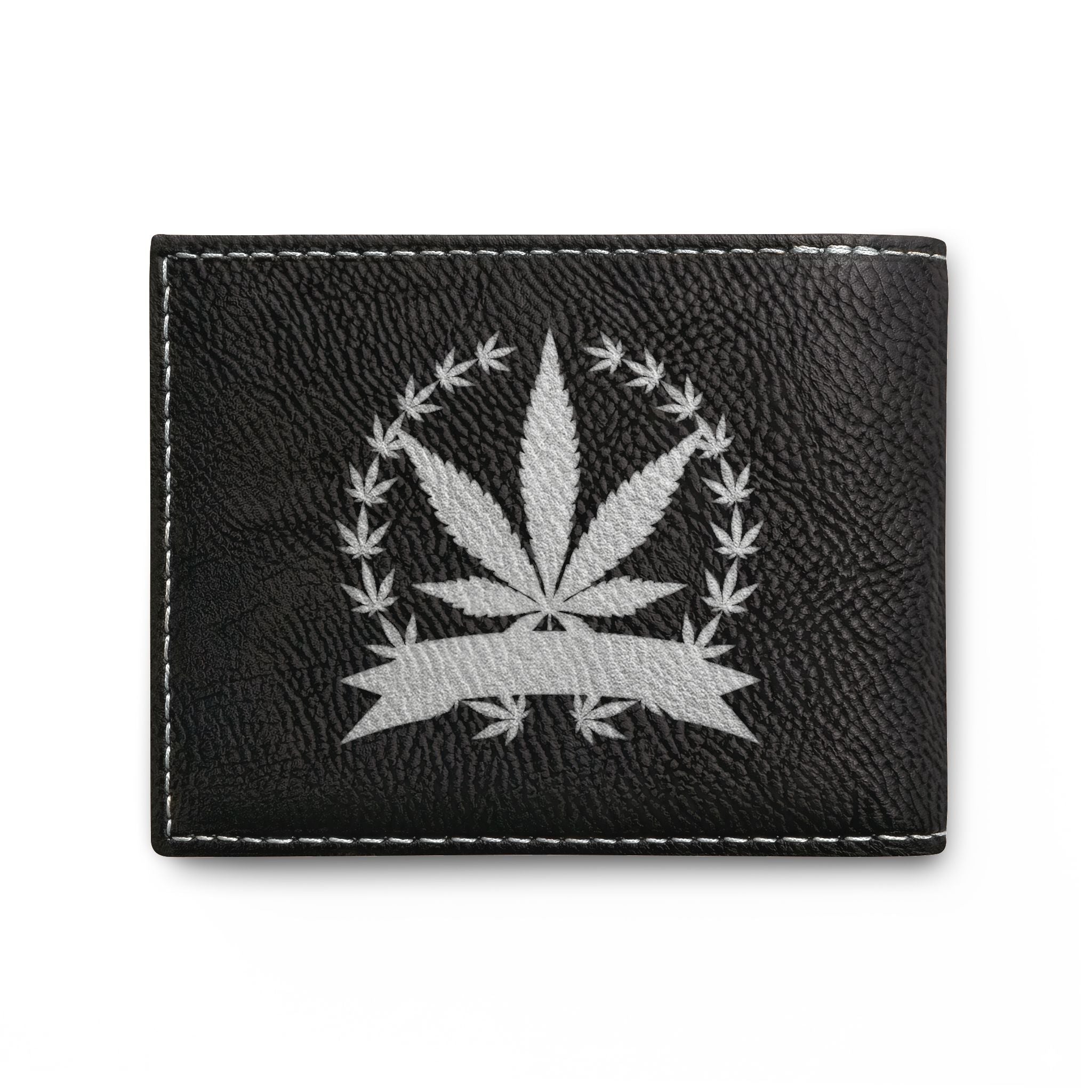 Cannabis Leaf Bi-Fold Wallet
