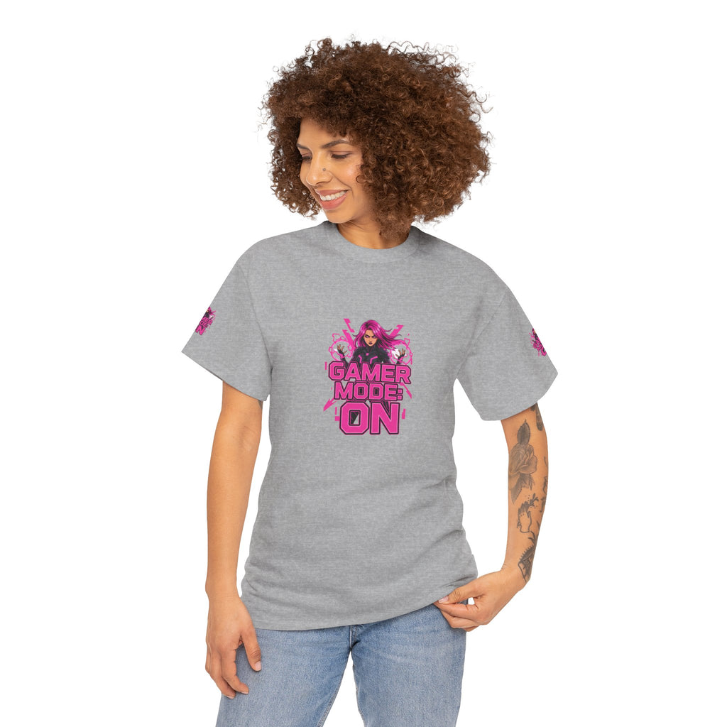 Gamer Mode: ON — Fierce Gamer Girl T-Shirt