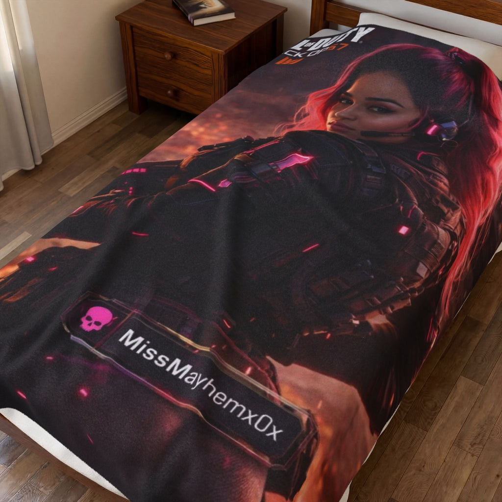 Plush Gamer Character Blanket (MissMayhem0x)