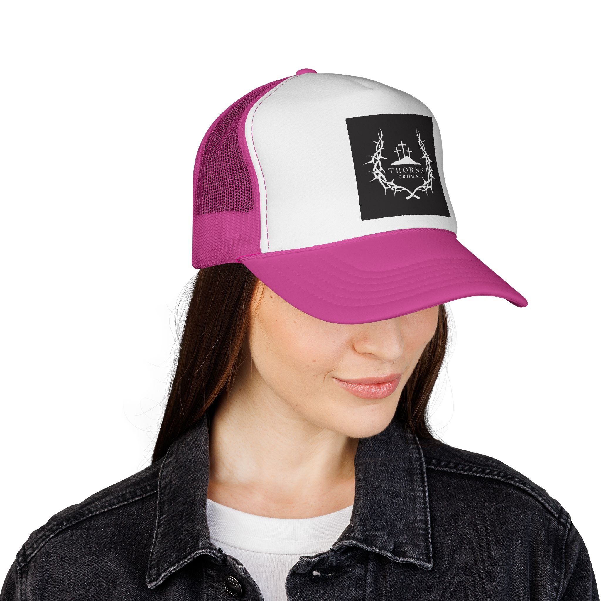 Crown of thorns trucker hat