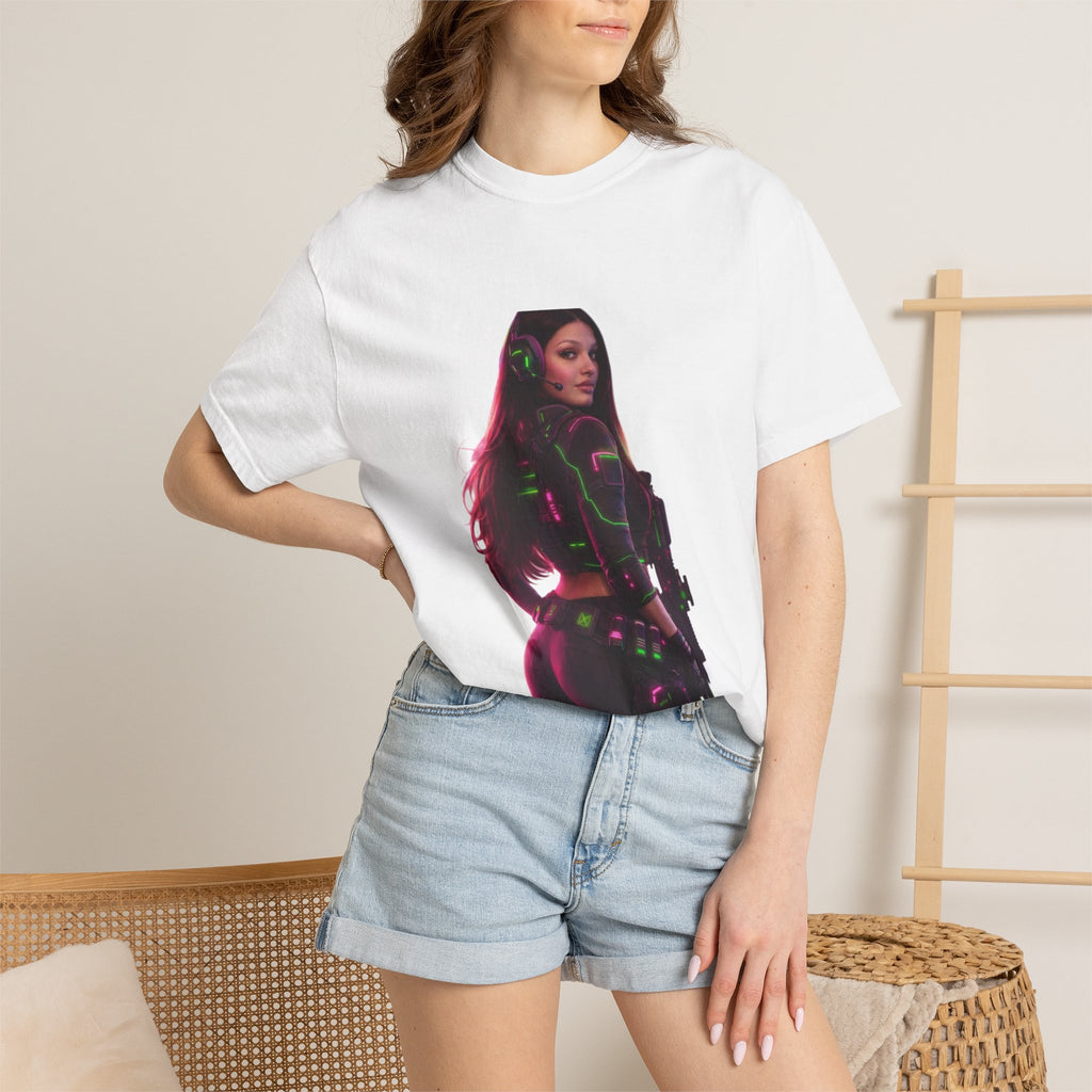 Graphic T-Shirt — Neon Gamer Girl