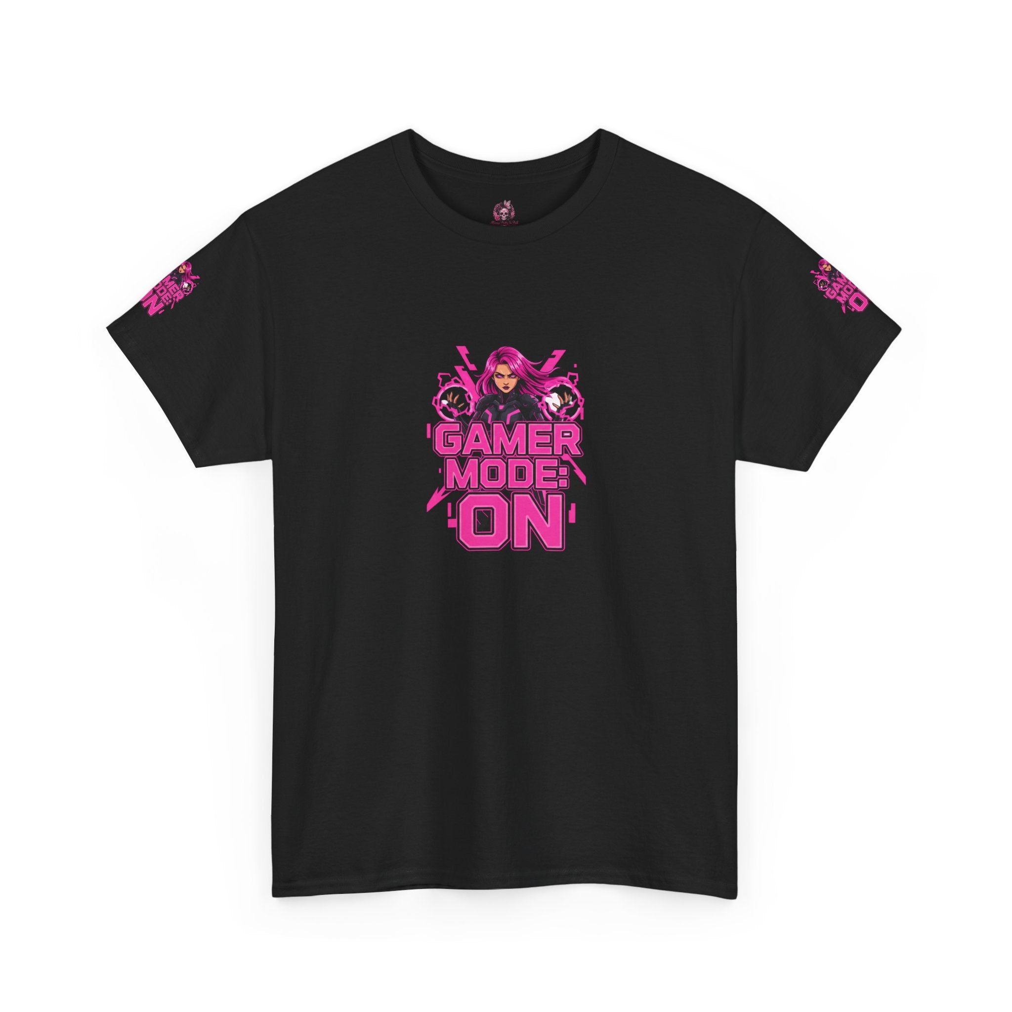 Gamer Mode: ON — Fierce Gamer Girl T-Shirt