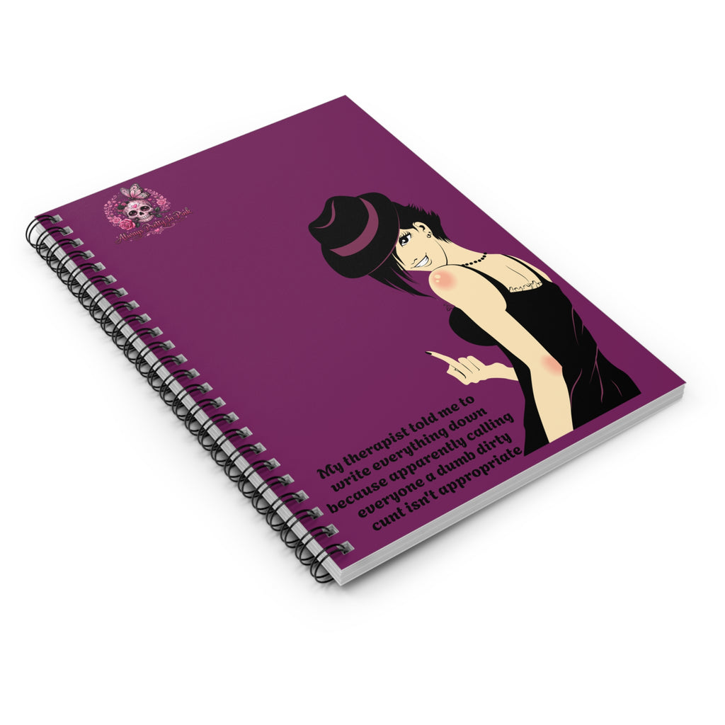 Sassy Gothic Spiral Notebook