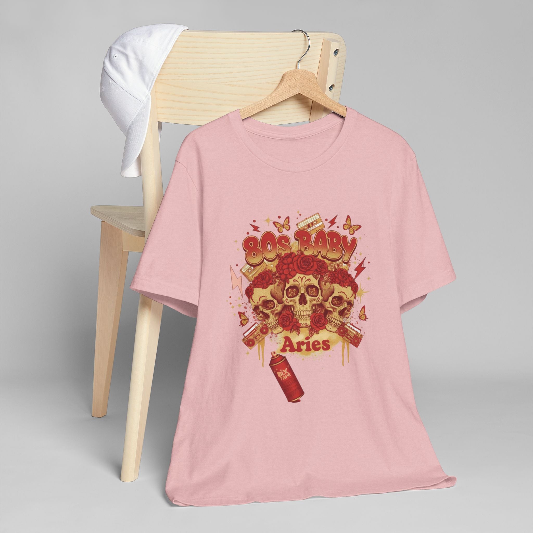 Aries Skull Zodiac T‑Shirt