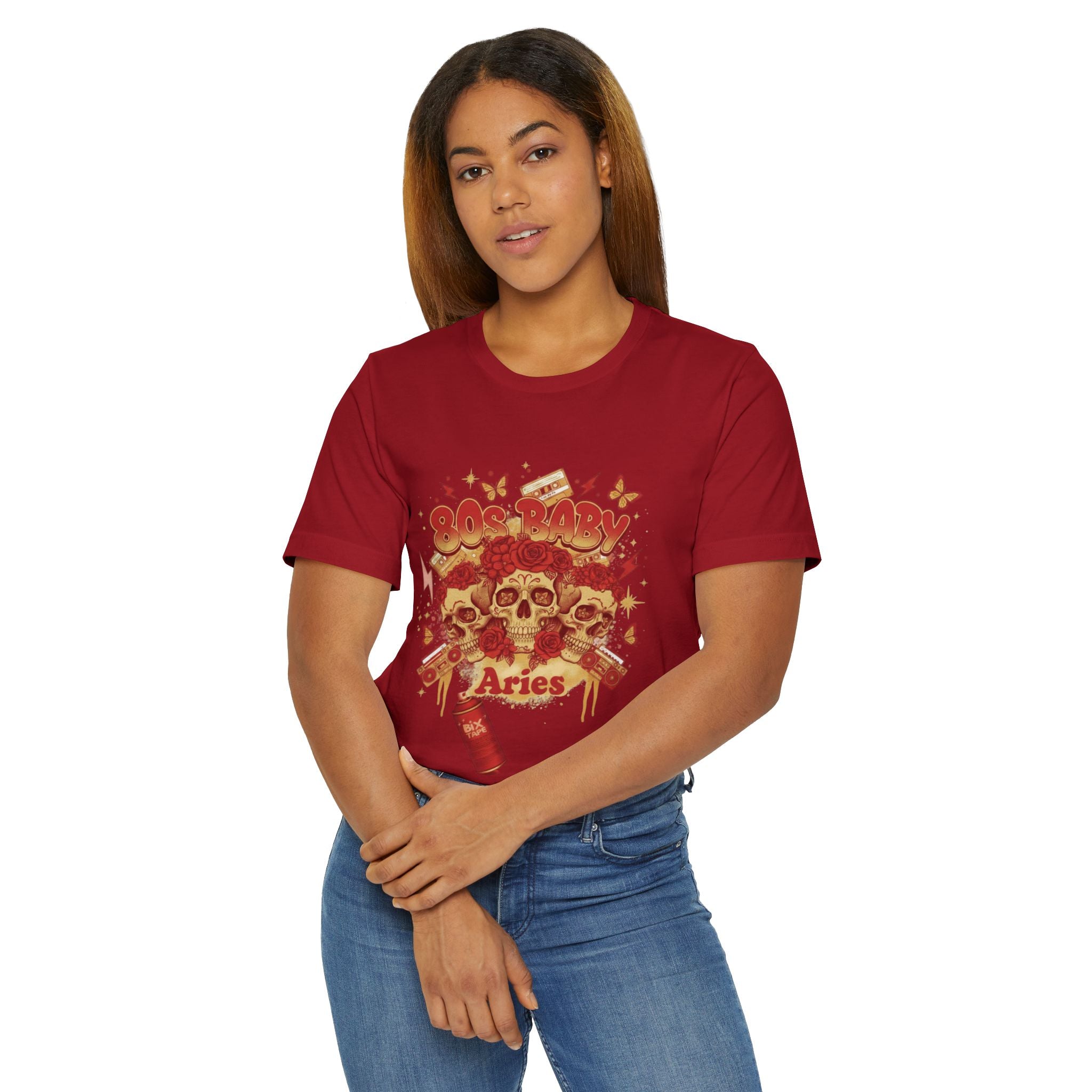 Aries Skull Zodiac T‑Shirt