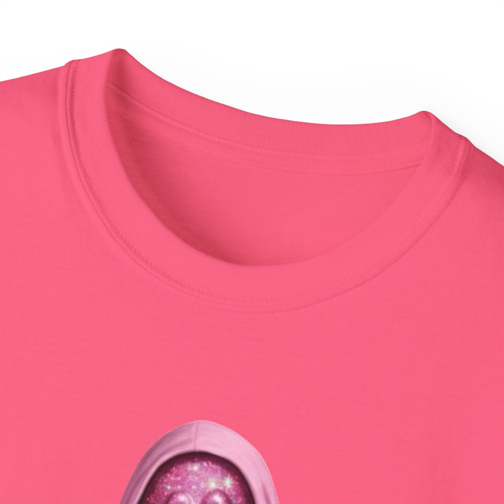 Scream Girl Pink Mask Tee – Horror T-Shirt
