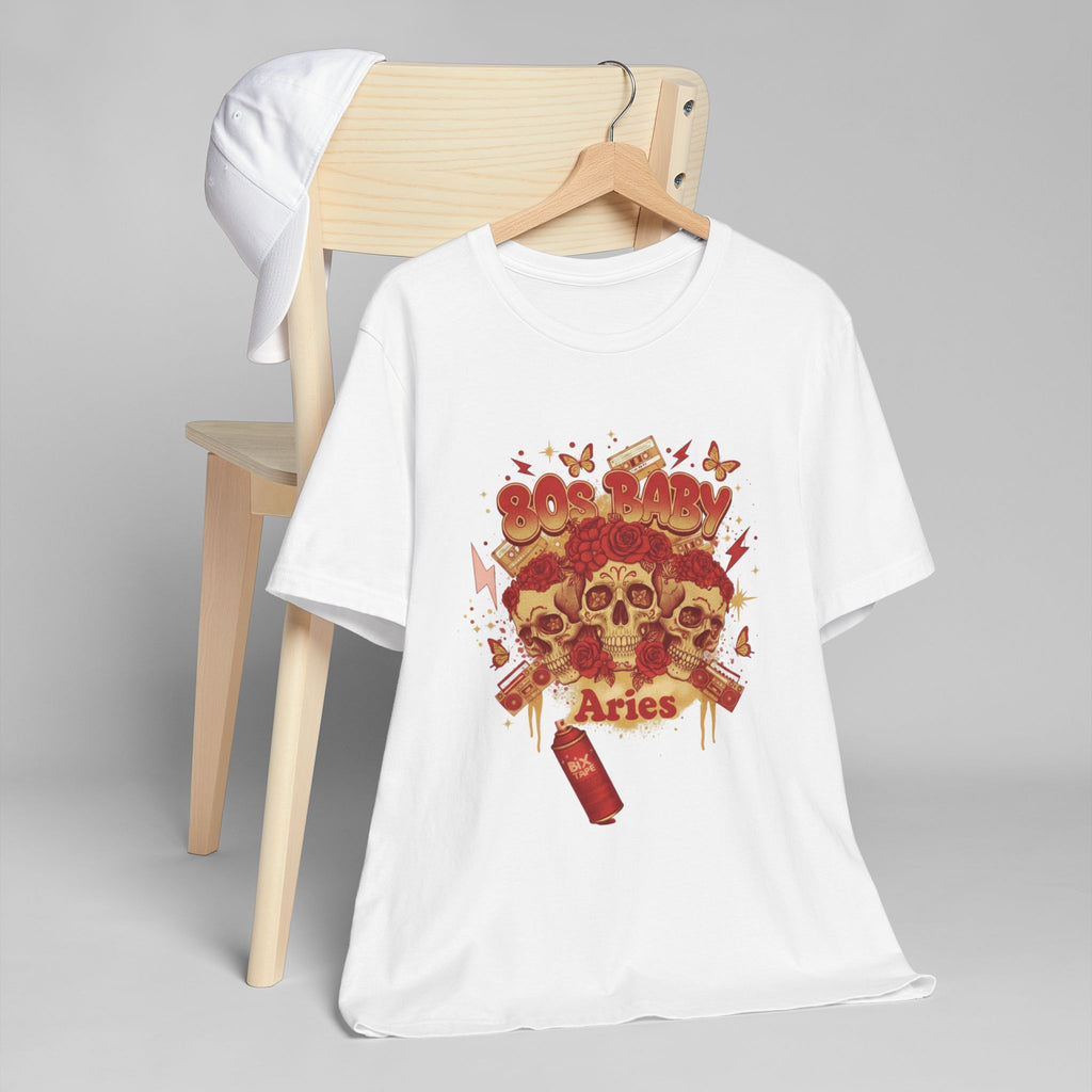 Aries Skull Zodiac T‑Shirt