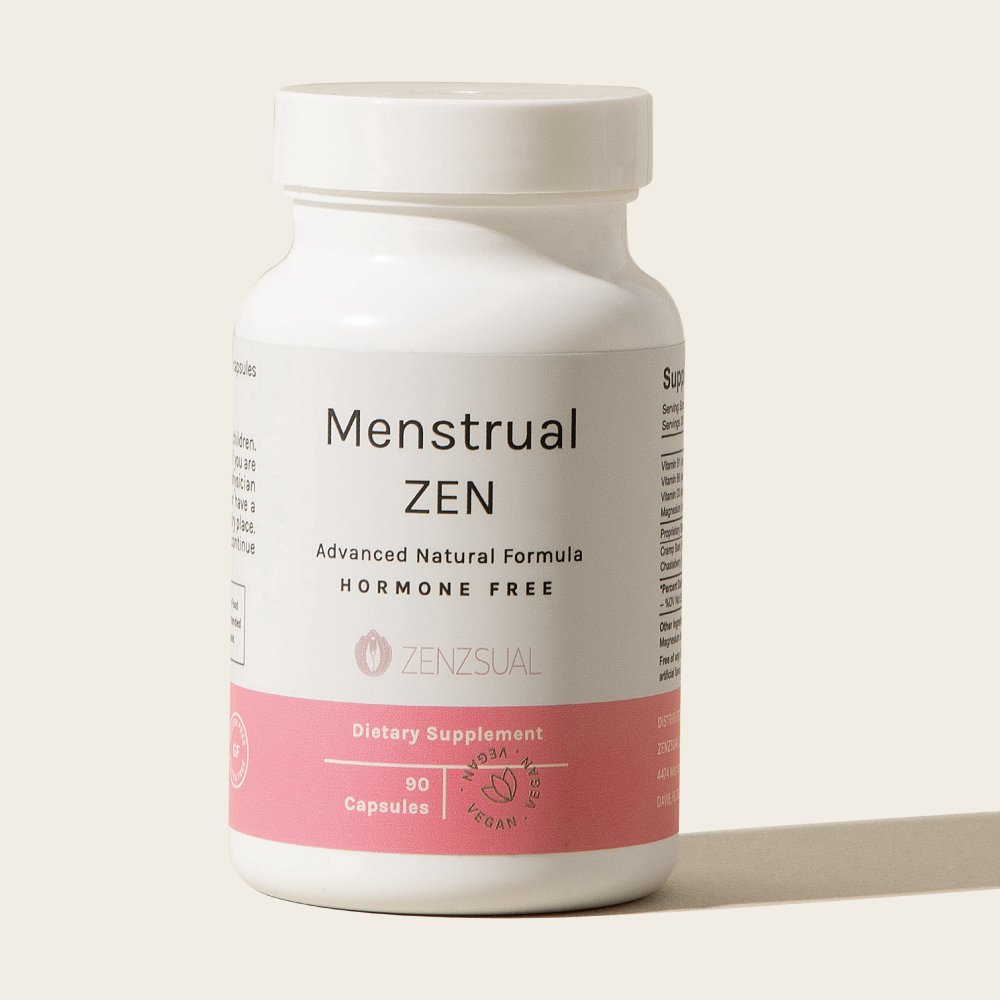 Menstrual Zen with Magnesium Glycinate - Natural Relief for Menstrual & Perimenopause Symptoms