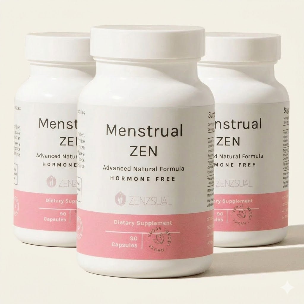 Menstrual Zen with Magnesium Glycinate - Natural Relief for Menstrual & Perimenopause Symptoms