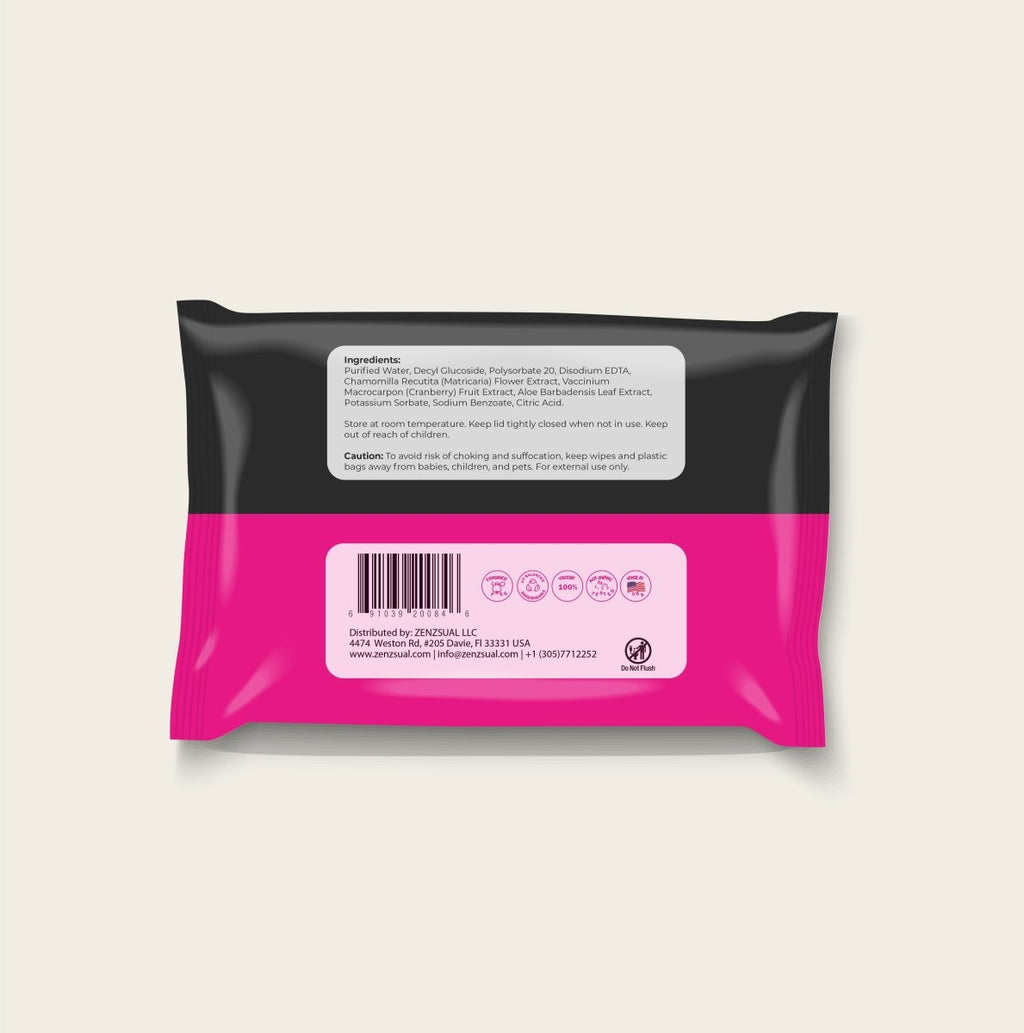 Zenzsual Intimate Hygiene Wet Wipes – Freshness & Protection Wherever You Go
