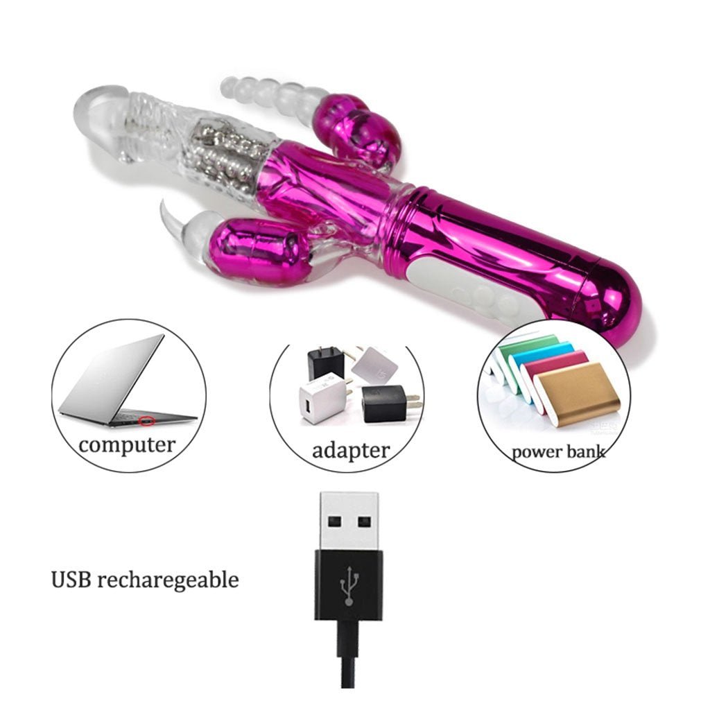 TRIOrgasmic Triple Stimulation Vibrator